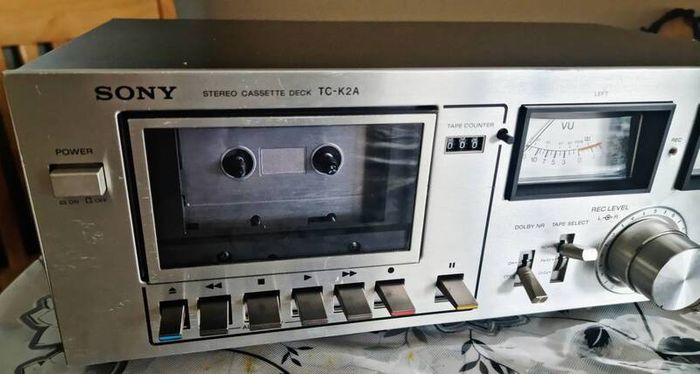 From 1977 Sony TC-K 2 A Cassette deck, Made in Japan.
