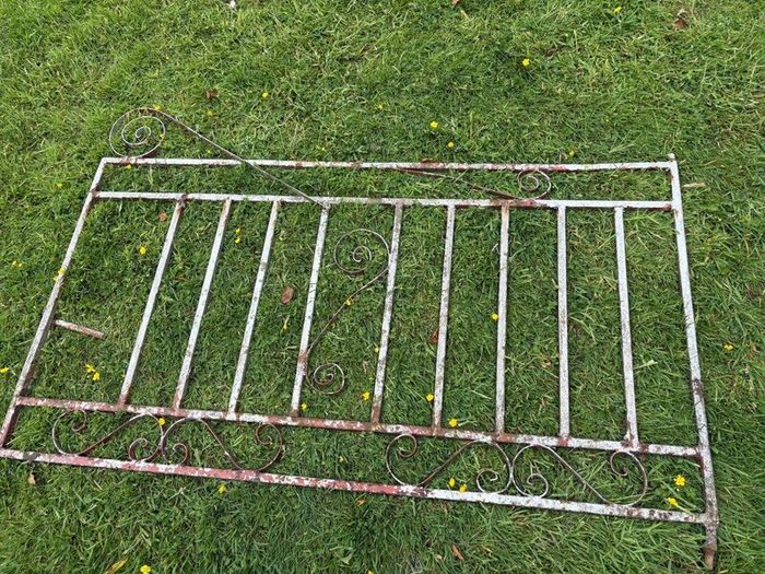 Metal garden gates x2