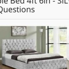 Small double bed