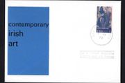 1970 Ireland Contemporary Irish Art Painting by Manie Jellett Commemorative Stamp Illustrated First Day Cover (FDC) with Baile Atha Cliath (Dublin) steele cancel