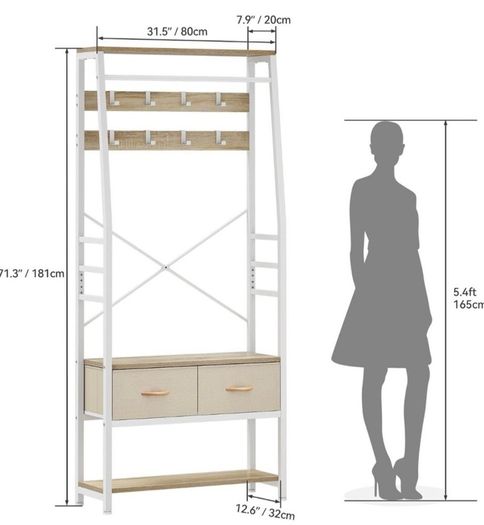 Coat rack and organizer