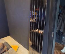 Vertical Chrome Flat Panel Radiator