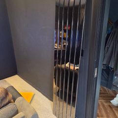 Vertical Chrome Flat Panel Radiator