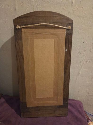 Vintage Hand made Wall Key Holder with Mirror