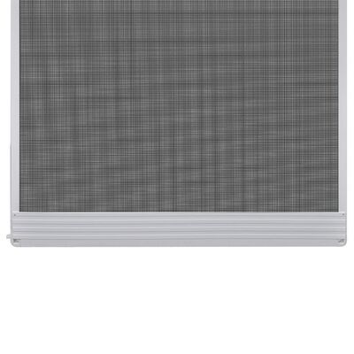 White Hinged Insect Screen for Doors 120 x 240 cm