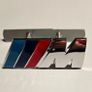 BMW M Power Chrome Car Front Grille Badge Emblems Stickers for BMW M M3 M4 M5 X5 X6 E46 E39 E90 E60 E36 F30 F10 E34 X5 E53 E30 F20 E92 E87 Image 3