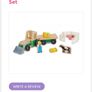 Melissa & Doug Wooden Farm Tractor Set - Kids Toy - Age 3+ Image 4