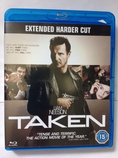 Taken (Extended Harder Cut) [2008] Liam Neeson, Maggie Grace, Leland Orser, Jon Gries, David Warshofsky, Katie Cassidy, Holly Valance & Famke Janssen [Blu-ray Movie]