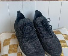 ASH glitter knit slip-on trainers / star detail EUR 39