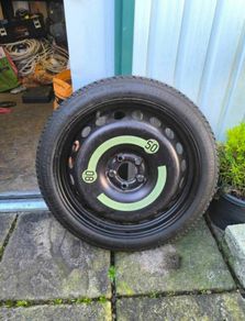 Audi A4 A5 A6 A7 A8 Space Saver Spare Wheel 19 Inch 5x112 CB 66.6 Breakdown Recovery Road Assistance Mechanic Garage Tyre Shop 125 / 70 / R19