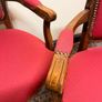 Pair of Vintage French Carved Armchairs Image 3