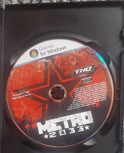 Metro 2033 PC DVD  Complete in Box Collector's Item and Display Only