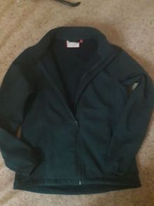 Lightweight Fleece Jacket/Size: 12 UK  40 EU.....Colour: Green .. Price Drop