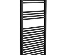LADDER 1200x500mm Straight Towel Warmer Black