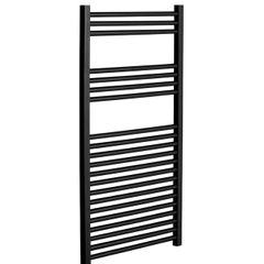 LADDER 1200x500mm Straight Towel Warmer Black