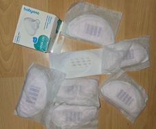 Babyono silicone nipple shields and breast pads