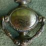 Vintage Solid Brass Door Knocker Floral Rams head Image 3