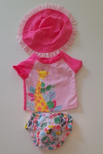 Baby girl swim set