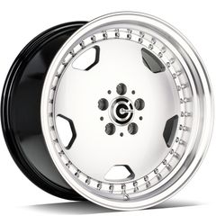 18" AREO MONOBLOCK Staggered Mercedes Type Silver Gloss Alloy Wheels Audi Seat Skoda Mercedes VW 5x112