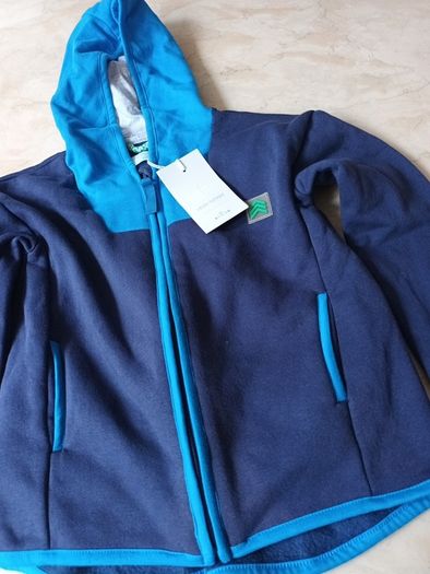 Leigh Tucker  Navy Zip-Zip  Hoodie With Pockets.  B.N.W.T Age - 4-5 ears.