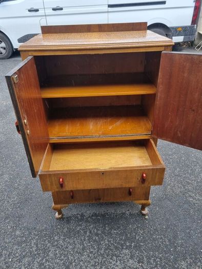 Art Deco tallboy cabinet
