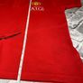 Nike Manchester United Mens Polo Neck Tee Shirt Red Large Image 9