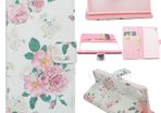 Flower Design Stand Leather Flip Wallet TPU Cover Case Skin For Sony Xperia Z4