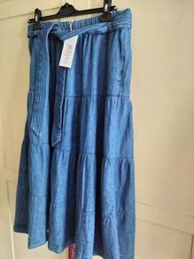 Denim skirt M&S Size 12
