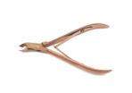 Nail Cuticle Nipper Toe Manicure Scissors Nail Art Clipper Cutter (10.5cm, Copper)