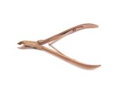 Nail Cuticle Nipper Toe Manicure Scissors Nail Art Clipper Cutter (10.5cm, Copper)