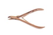 Nail Cuticle Nipper Toe Manicure Scissors Nail Art Clipper Cutter (10.5cm, Copper)