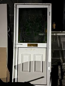 Nice door with frame and lock