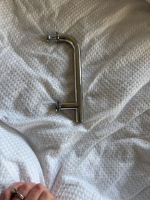 160mm chrome shower door handle (never used)