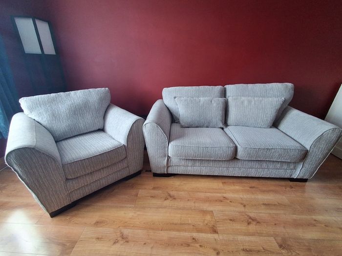 Sofa and armchair