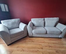 Couch and armchair