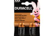 New 4x Duracell Plus Alkaline Battery AAA 1.5v 4 Pieces Power LR03 R03 E92 #945