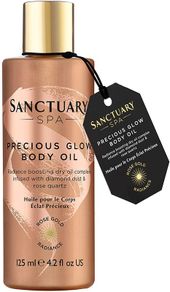 2 x Sanctuary Spa Body Moisturiser, Illuminating Rose Gold Radiance Body Oil, 125 ml