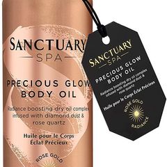 2 x Sanctuary Spa Body Moisturiser, Illuminating Rose Gold Radiance Body Oil, 125 ml