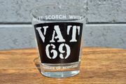 vintage VAT 69 finest scotch whiskey  shot glass