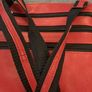 Red Leather Multi-Zip Crossbody Bag Image 6