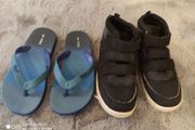 Boys boots+flip flops from Next size 2