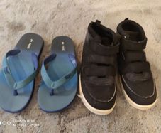 Boys boots+flip flops from Next size 2