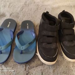 Boys boots+flip flops from Next size 2