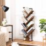 NEW SALE | Tree Bookshelf Tall, 9-Tier Floor Standing Book Shelf, Tall Bookcase for CDs Albums, for Living Room Image 5