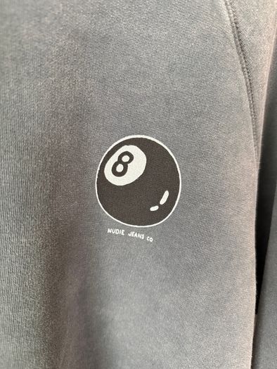 NUDIE JEANS - Knocktopus Sweatshirt Anthracite Size S!