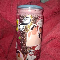 The summer i turned pretty No Globe Glitter Tumbler