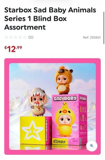 Starbox Sad Baby Animals Series 1 Blind Box Assortment