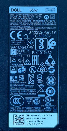 Dell AC Adapter 65W