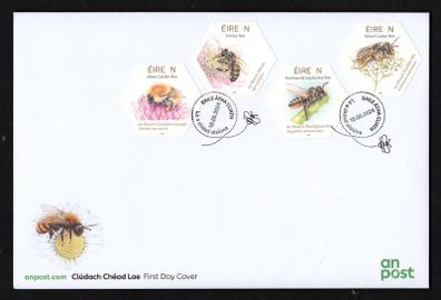 2024 Ireland Native Bees of Ireland Commemorative Stamps An Post First Day Cover (FDC)