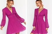 purple Mini Dress